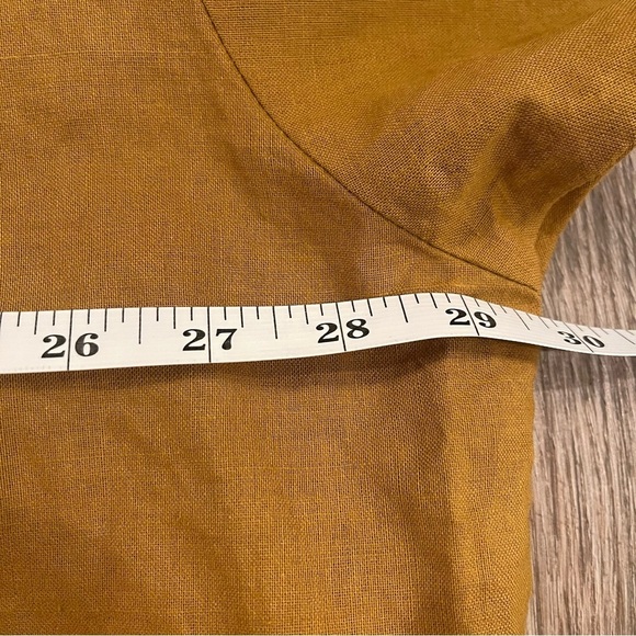 Stacy Adams Linen Shirt Pants Set Men’s Size 4XL Rust Vacation Resort Beach - Picture 6 of 12